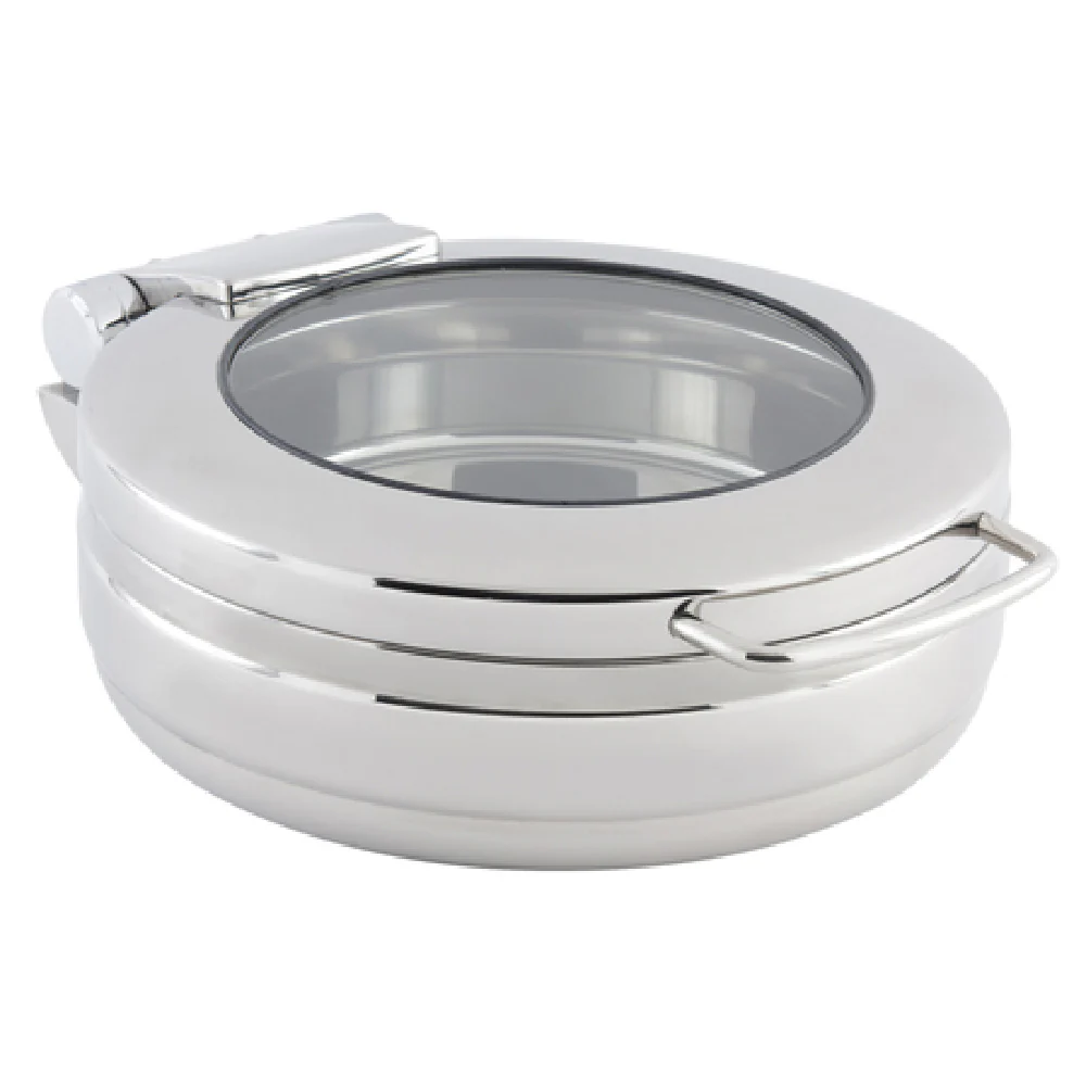 Bon Chef 20310 19 Inch Induction Chafer Round Hinged Cover Stainless Steel with Food Pan Bon Chef 20310 19 Inch Induction Chafer Round Hinged Cover Stainless Steel with Food Pan