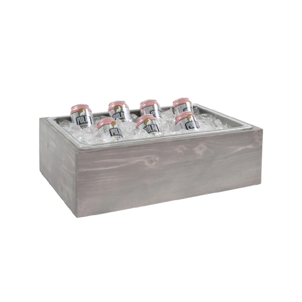 Cal Mil 3360-12-110 12-1/2 Inch Aspen Ice Housing Wood Gray-washed Pine