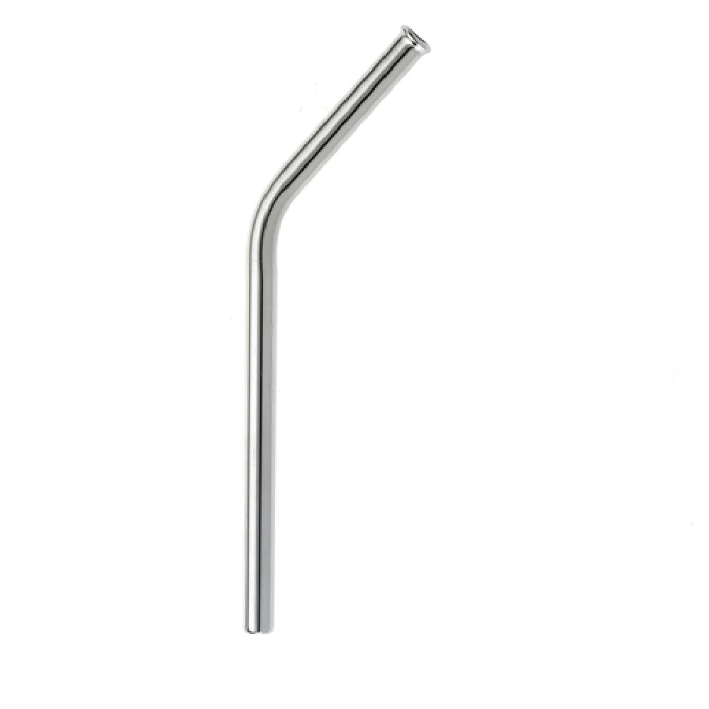 Mercer Culinary M37117 5/16 Inch Diameter Curved Straw with Rolled Edge Stainless Steel Mirror Finish Mercer Culinary M37117 5/16 Inch Diameter Curved Straw with Rolled Edge Stainless Steel Mirror Finish