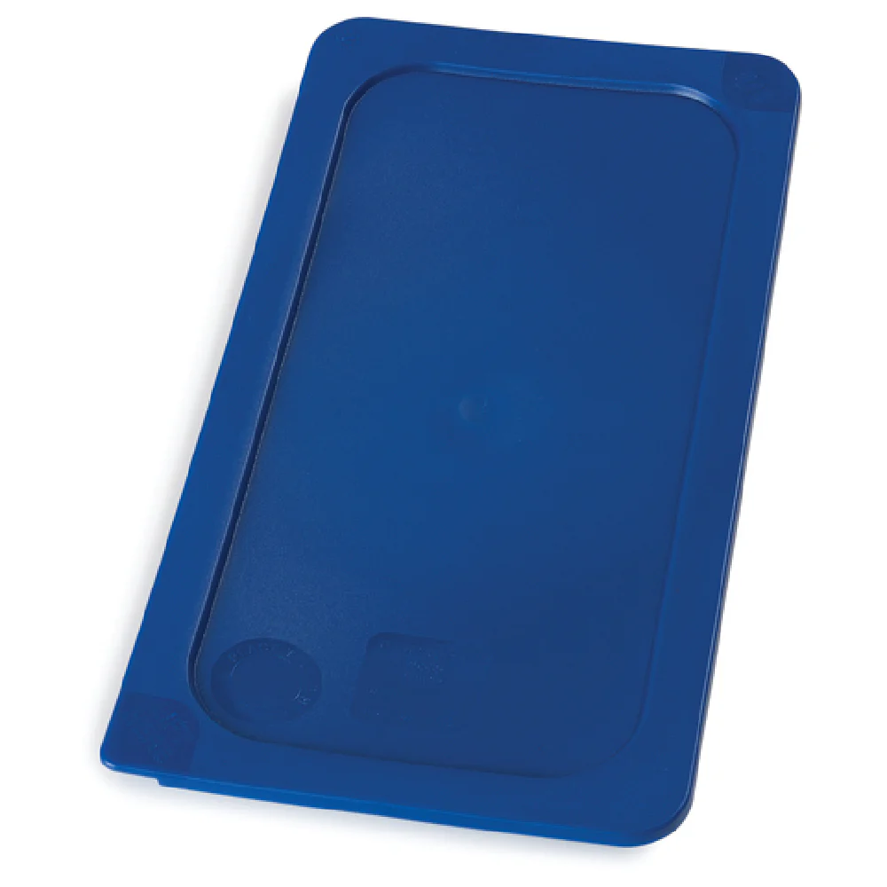 Carlisle 3058060 12 Inch Food Pan Cover Leak-Resistant Polyethylene Blue Carlisle 3058060 12 Inch Food Pan Cover Leak-Resistant Polyethylene Blue