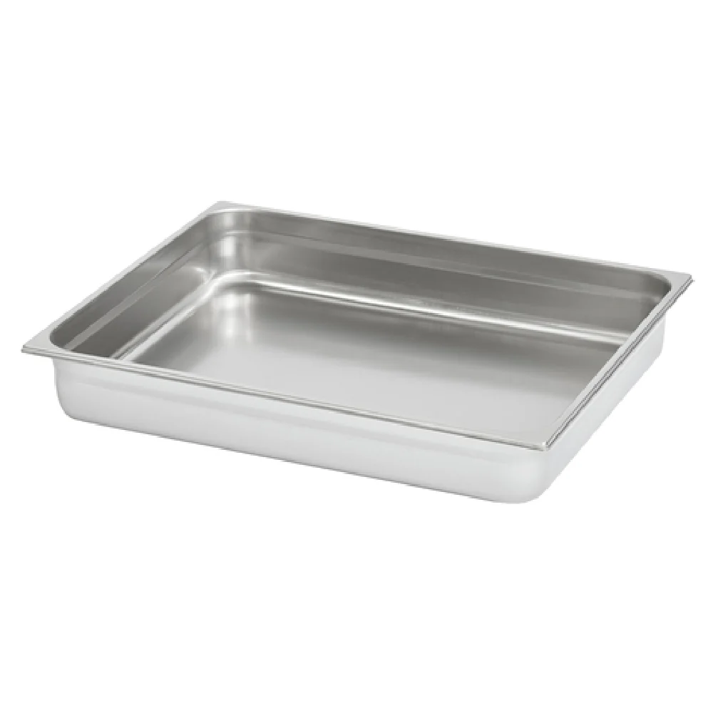 Vollrath V211001 25-5/8 Inch 2/1 GN Food Pan 22 Gauge Stainless Steel with Hold