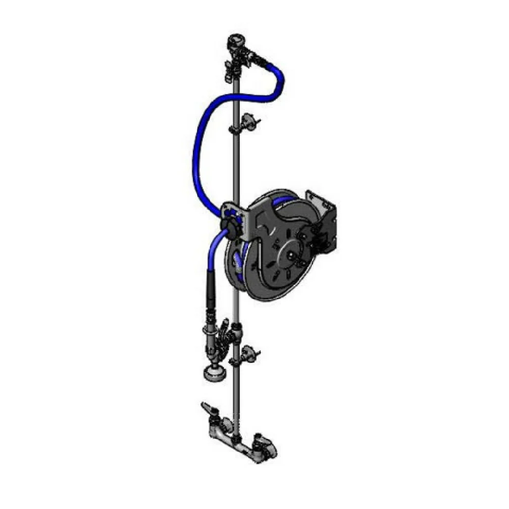 T&S Brass B-7132-U1MXS1C Hose Reel Assembly Open 35' Hose Reel Exposed Piping And Accessories T&S Brass B-7132-U1MXS1C Hose Reel Assembly Open 35' Hose Reel Exposed Piping And Accessories