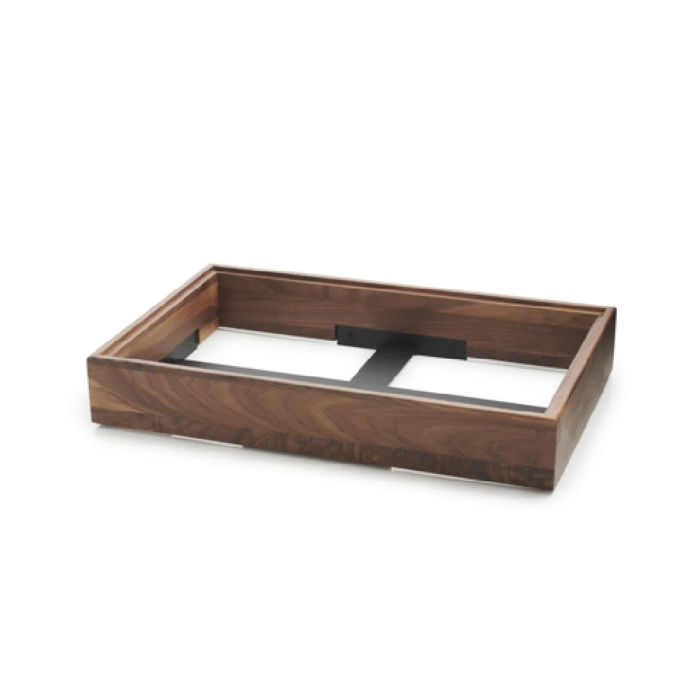 Revol 660243 21 Inch Chilling Station Wooden Box GN 1/1 Walnut