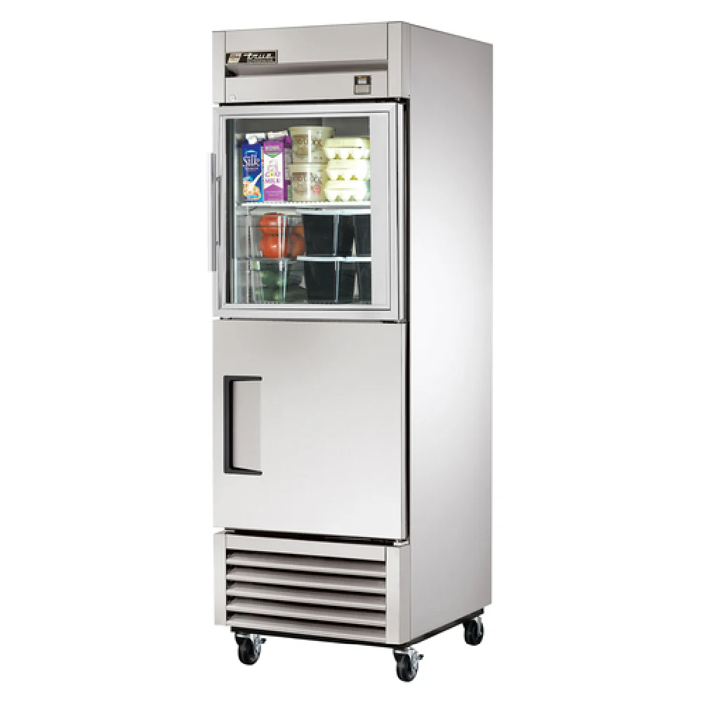 True Refrigeration TS-23-1-G-1-HC~FGD01 27 Inch Refrigeration Reach-in 1 Section Stainless Steel with Glass Door