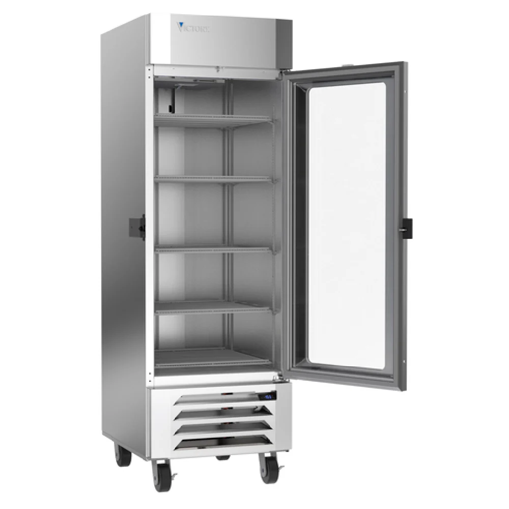 Victory LSF23HC-1-IQ 31 Inch Merchandiser Freezer 22.5 cu with Hinged Glass Door Victory LSF23HC-1-IQ 31 Inch Merchandiser Freezer 22.5 cu with Hinged Glass Door