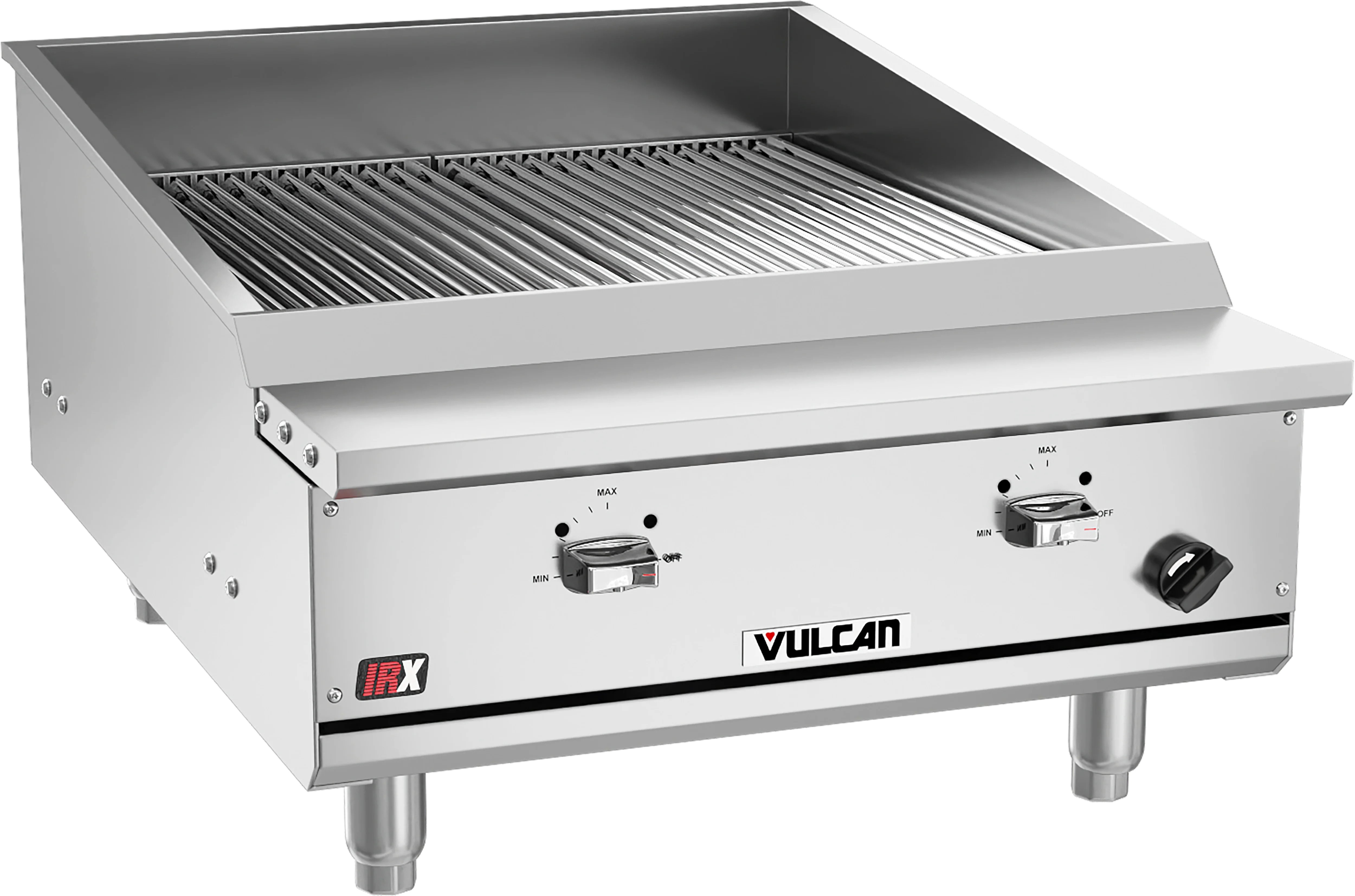 Vulcan VTEC25_LP 25-1/2 Inch Charbroiler Gas Infrared with 2 Burners 44000 BTU Vulcan VTEC25_LP 25-1/2 Inch Charbroiler Gas Infrared with 2 Burners 44000 BTU