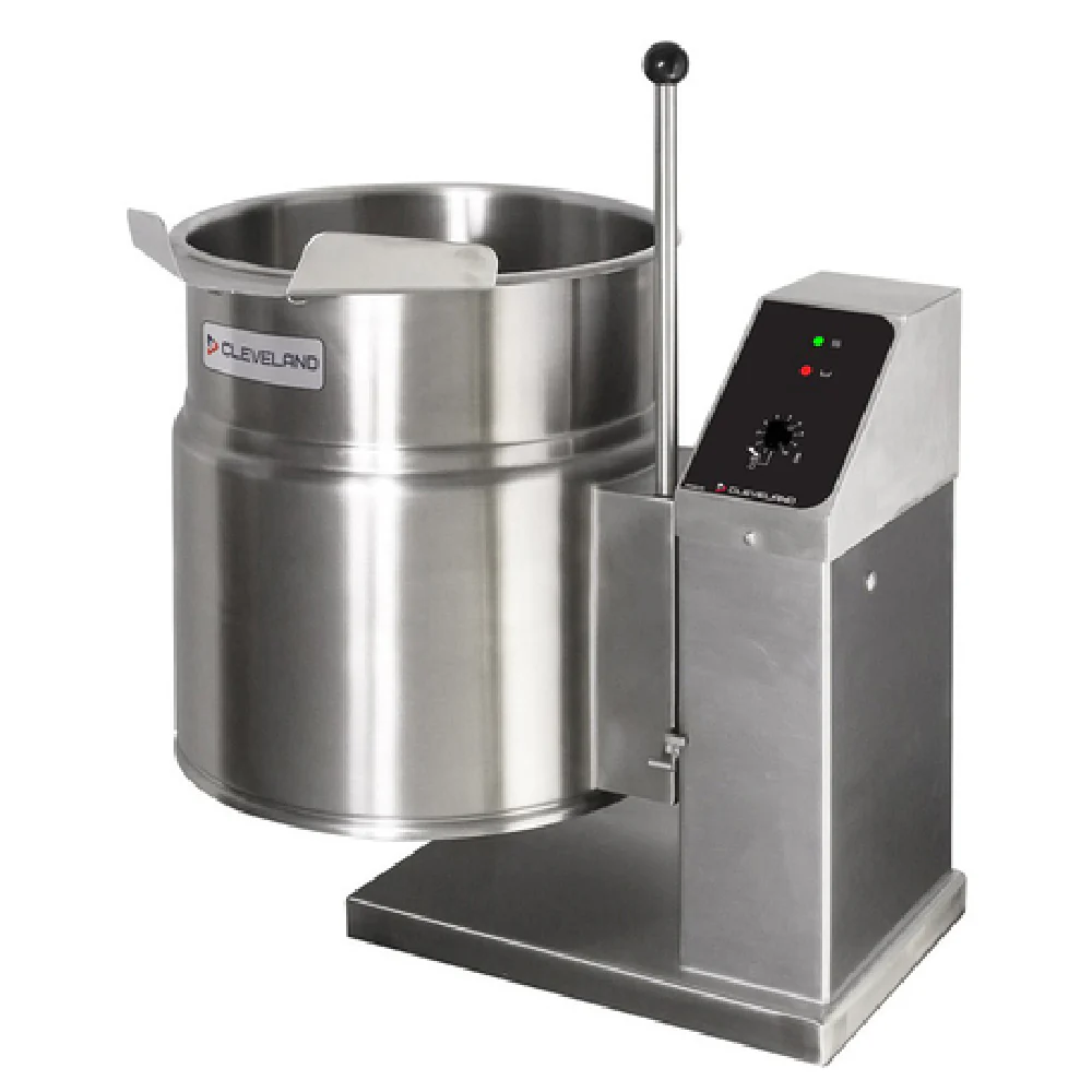 Cleveland KET6T_240/60/3 6-Gallon Electric Tilting Kettle with Steam Jacket