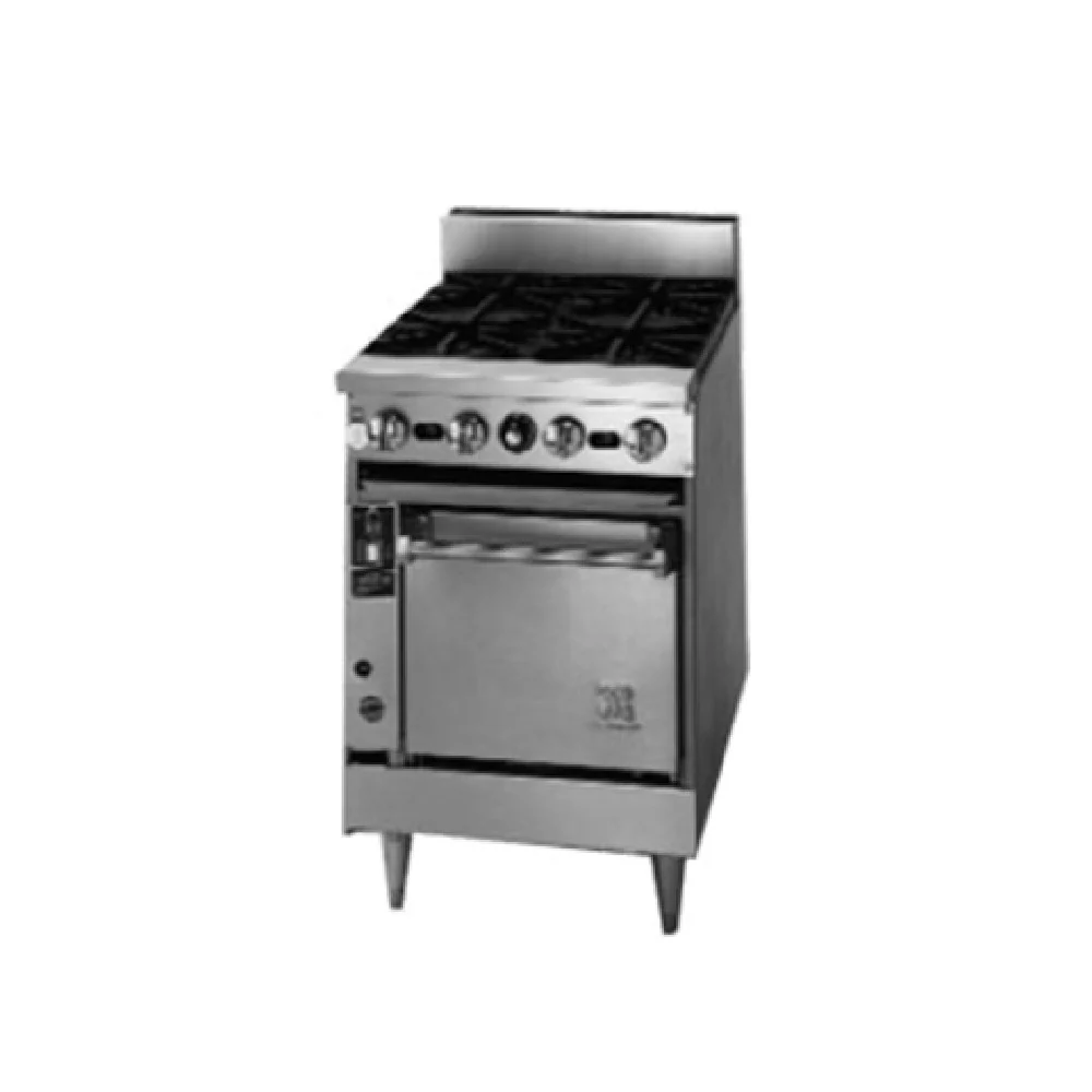 Jade Range JBR-2-12G-24C_NAT 24 Inch gas Bistro Restaurant Range with 2 Burners 60000 BTU Jade Range JBR-2-12G-24C_NAT 24 Inch gas Bistro Restaurant Range with 2 Burners 60000 BTU