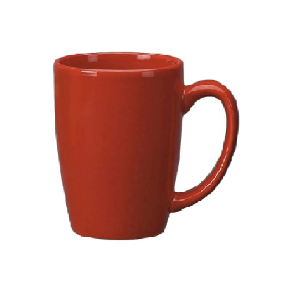 International Tableware 8286-2194 14 Oz Cup with Handle Ceramic Crimson Red
