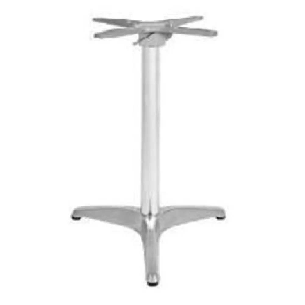JMC Furniture TABLE BASE ALUMINUM-TONGA-3-FOLD 23 Inch Diameter Aluminum Base