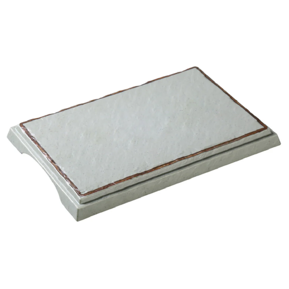 Yanco YO-4013 13-1/2 Inch Width Rectangular Display Plate Dishwasher Safe Melamine Matte Green