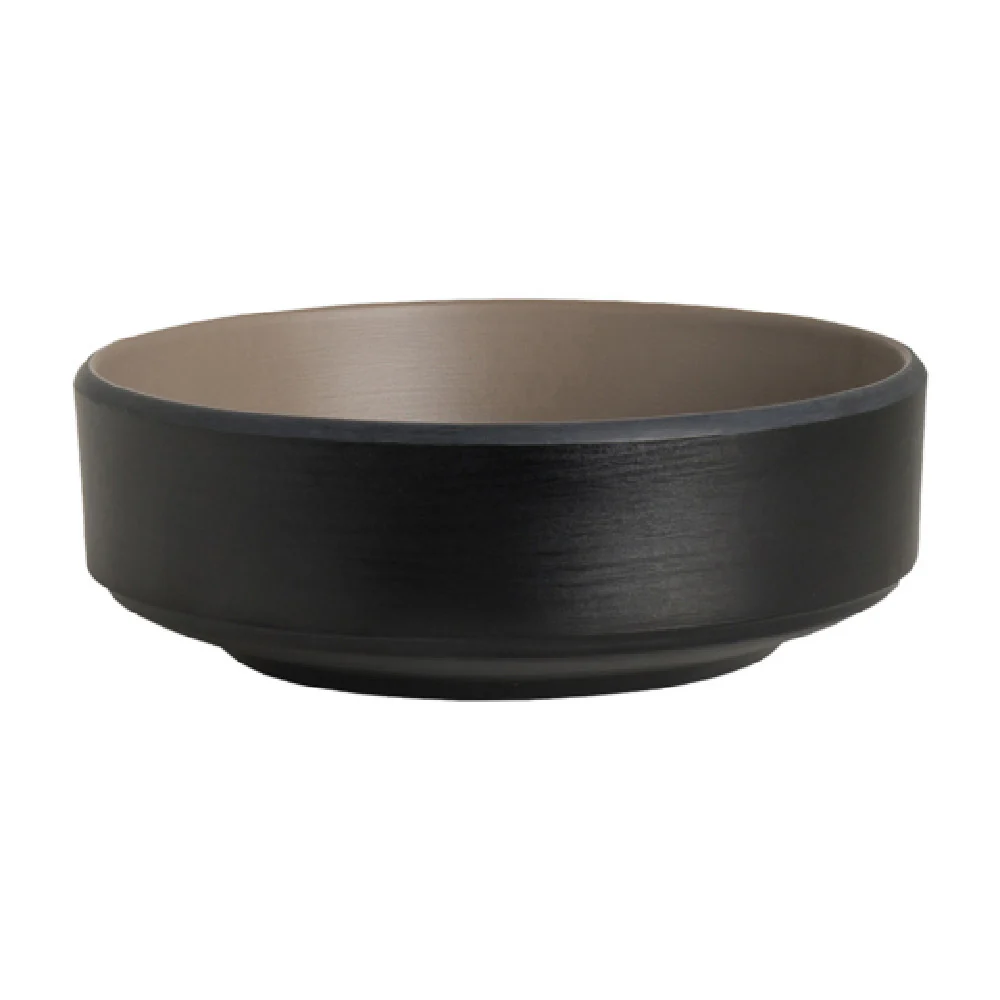Steelite 7810JB007 21.25 Oz Stack Bowl with Sandstone Baja Melamine