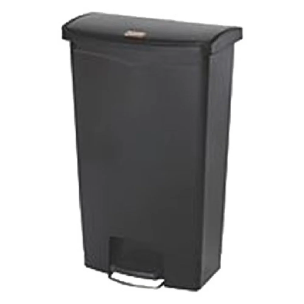 Rubbermaid 1883613 19 Inch Plastic Trash Receptacle Indoor Black with Liner Retainer Band Rubbermaid 1883613 19 Inch Plastic Trash Receptacle Indoor Black with Liner Retainer Band
