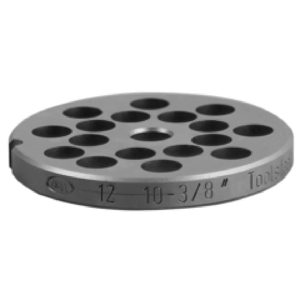 Alfa 12 3/8 HBLS Hub 12 to 3/8 Inch Chopper Plate Chrome Vanadium Steel Made in Germany Alfa 12 3/8 HBLS Hub 12 to 3/8 Inch Chopper Plate Chrome Vanadium Steel Made in Germany