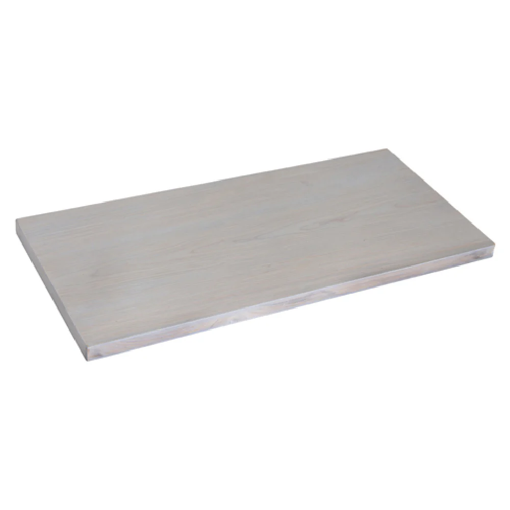Steelite DWFBWD2411SGW 24 Inch Fusion Slatted Shelf Wood Grey Wash Display Riser