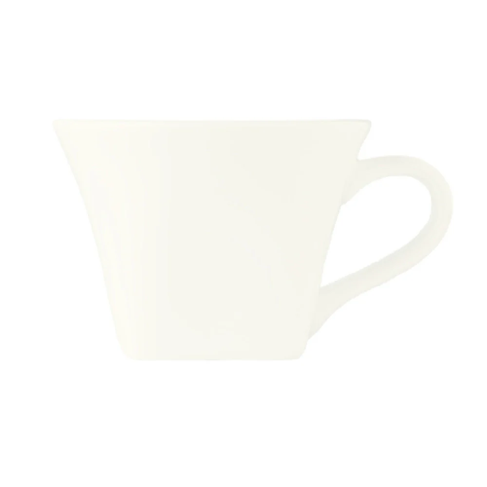 Libbey SL-30 Cup 8 Oz Porcelain Ultra Bright White Low Non-Stackable
