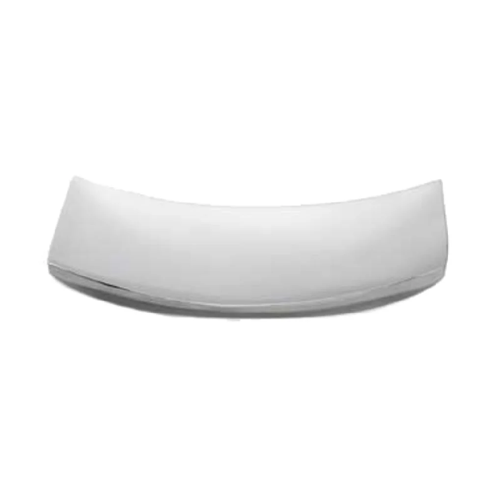 Vollrath 46222 12 Inch Double Wall Curved Platter Stainless Steel with Polished Finish