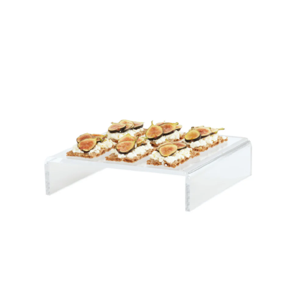 Cal-Mil 23817-3-12 12 Inch Acrylic Display Riser with U-Style Design Cal-Mil 23817-3-12 12 Inch Acrylic Display Riser with U-Style Design