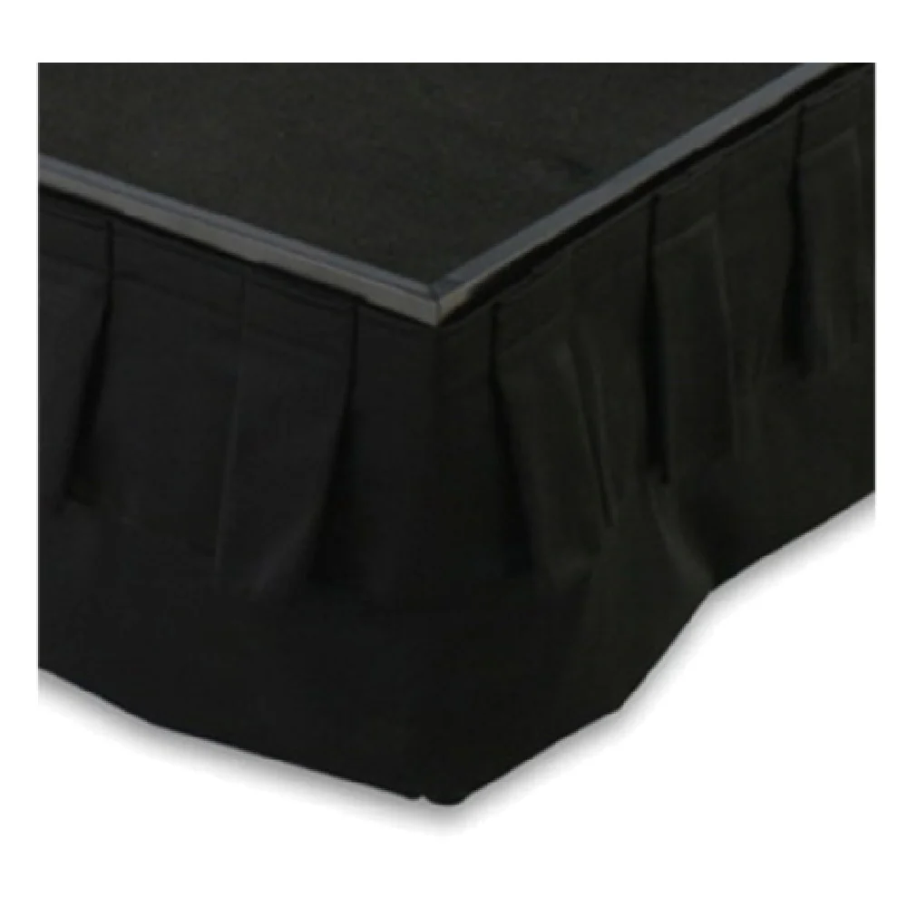 Forbes Industries 4163-4 4' Stage Platform Skirt with Box Pleat Valance Forbes Industries 4163-4 4' Stage Platform Skirt with Box Pleat Valance