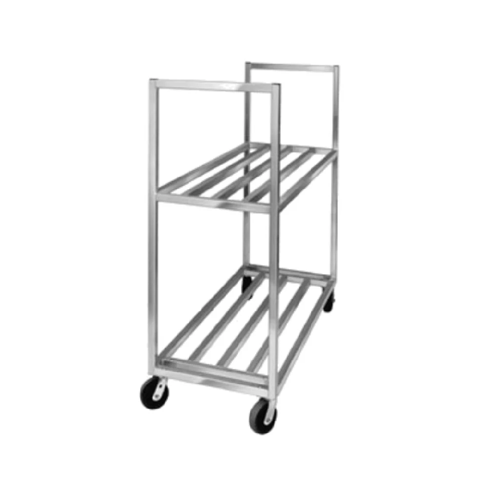 Channel BBT-4820-2 48 Inch Utility Cart Aluminum with 2 Shelves and Casters