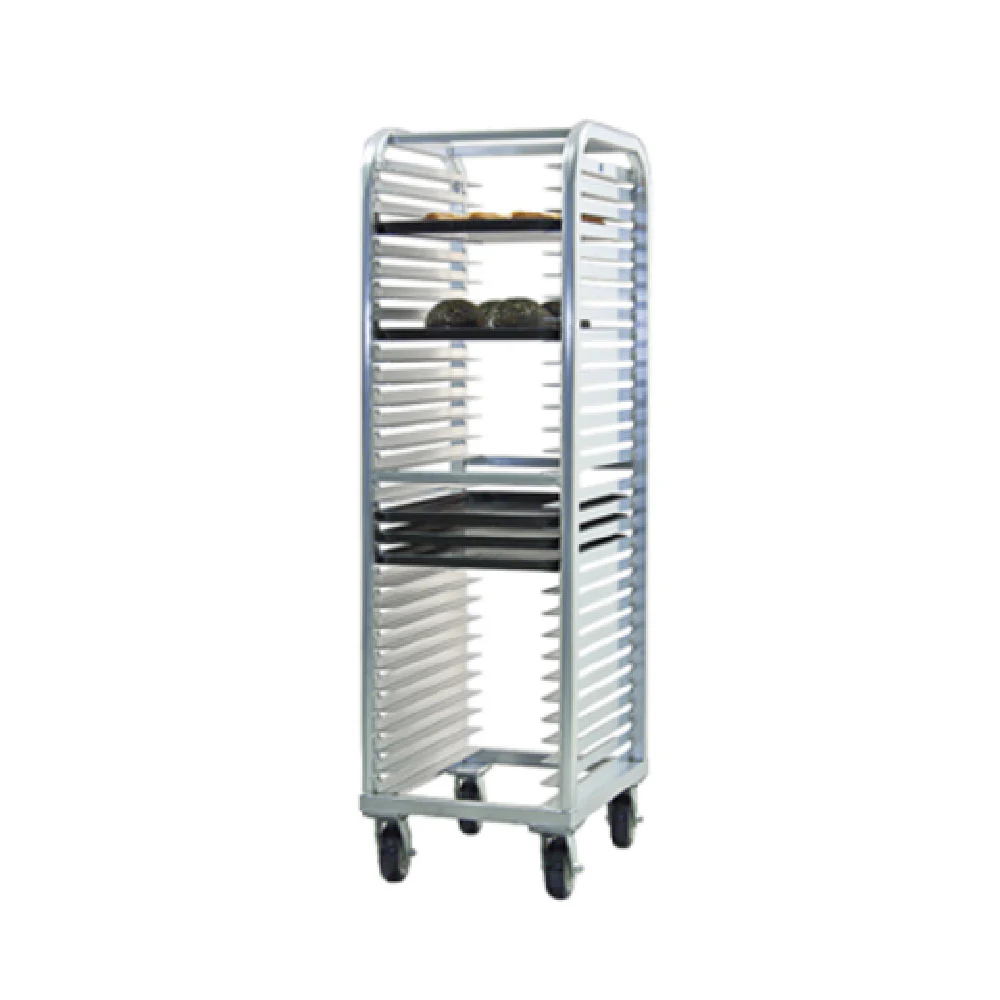 New Age 4330 21 Inch Aluminum Pan Rack Heavy Duty with 30 Angle Runners New Age 4330 21 Inch Aluminum Pan Rack Heavy Duty with 30 Angle Runners