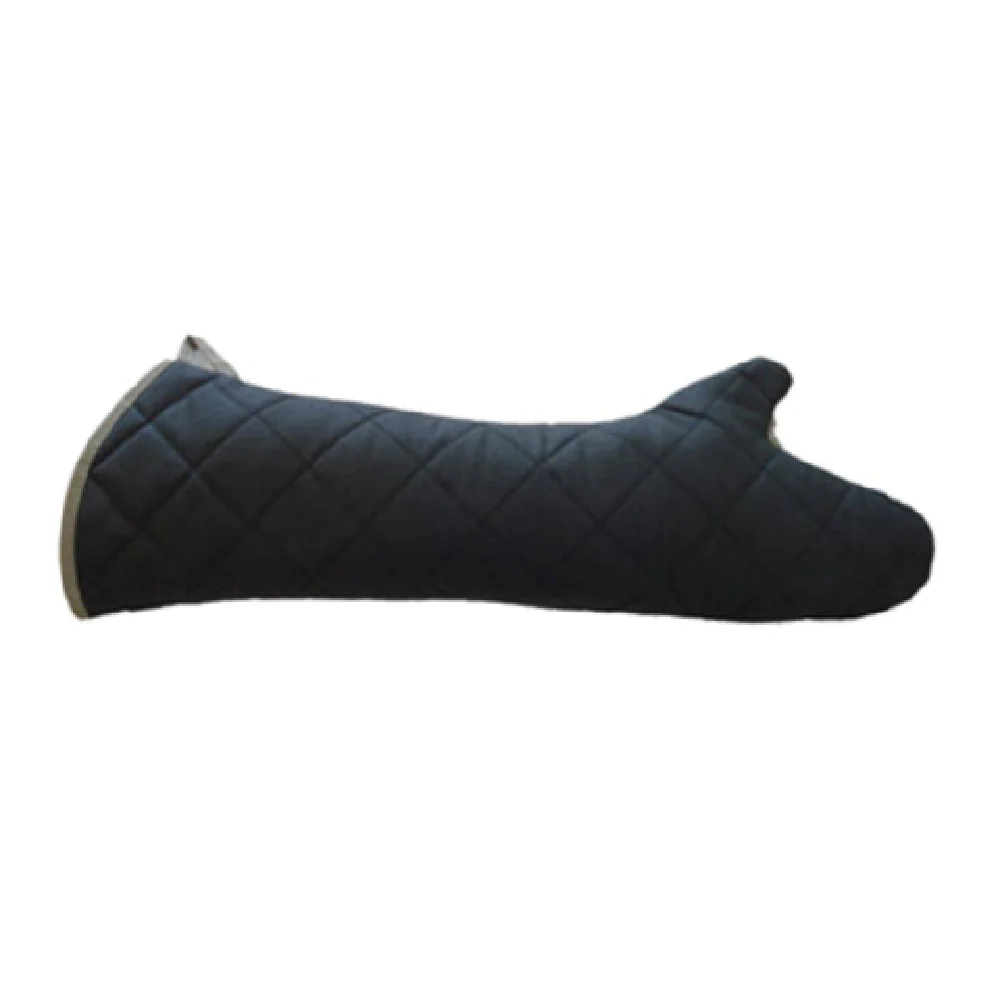 John Ritzenthaler Company CL2PX24ELBKBK 24 Inch Shoulder Length Oven Mitt Pyrotex Flame Resistant Black