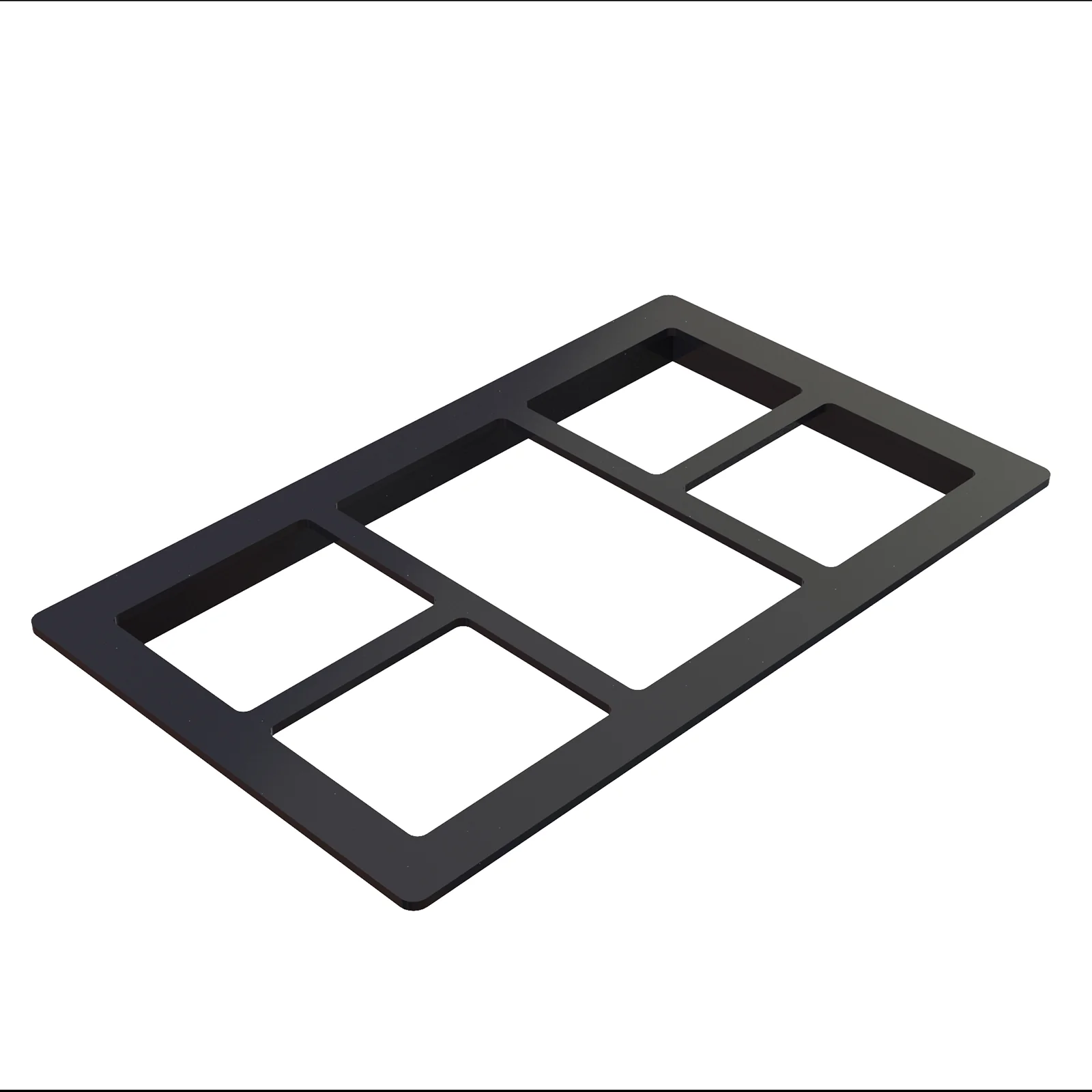 Tablecraft CW5052HGN 12-7/8 Inch Cold Food Template Single Well Aluminum Hunter Green Tablecraft CW5052HGN 12-7/8 Inch Cold Food Template Single Well Aluminum Hunter Green
