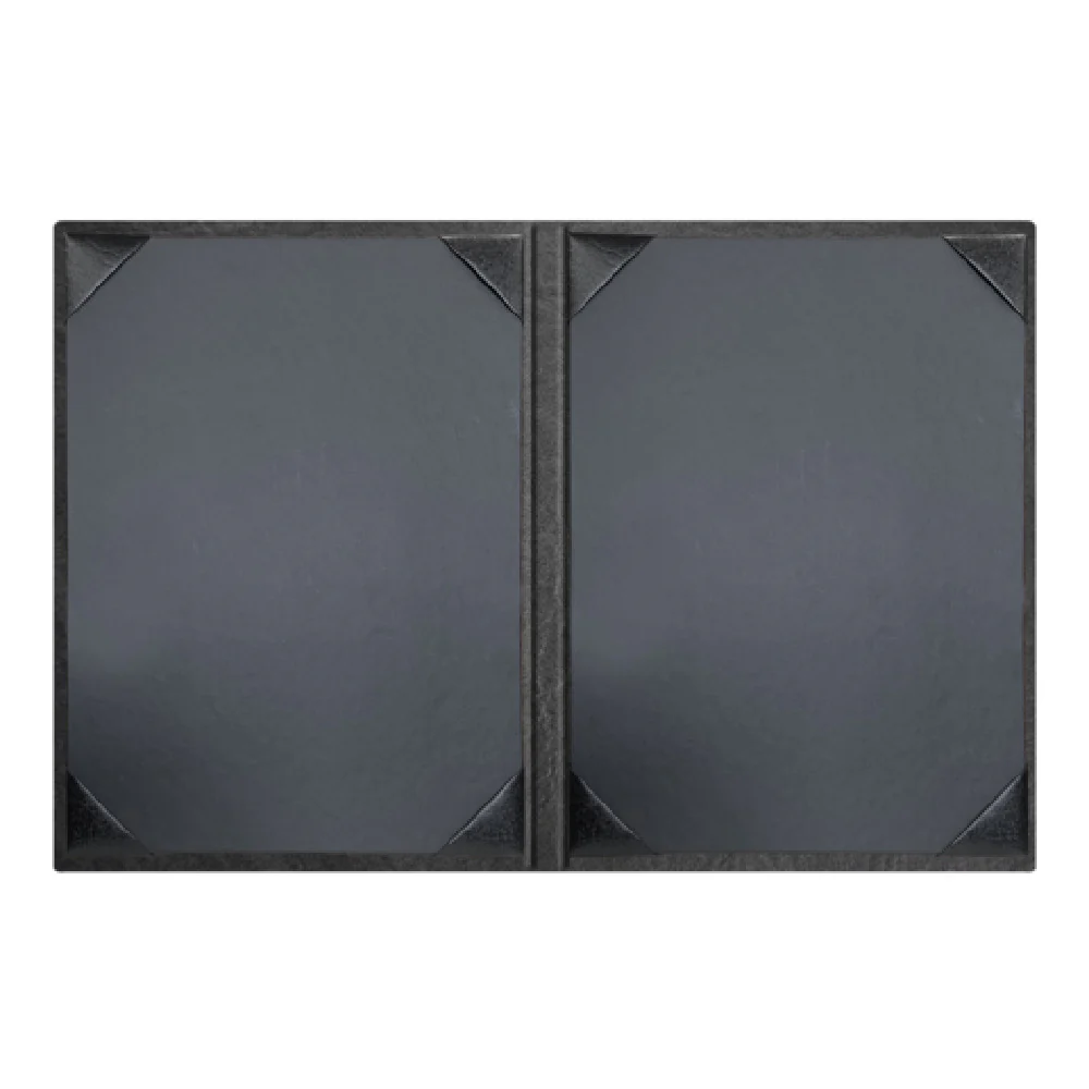 Risch HAR-2V 8.5X11 Double Fold Antibacterial Faux-leather Menu Cover Risch HAR-2V 8.5X11 Double Fold Antibacterial Faux-leather Menu Cover