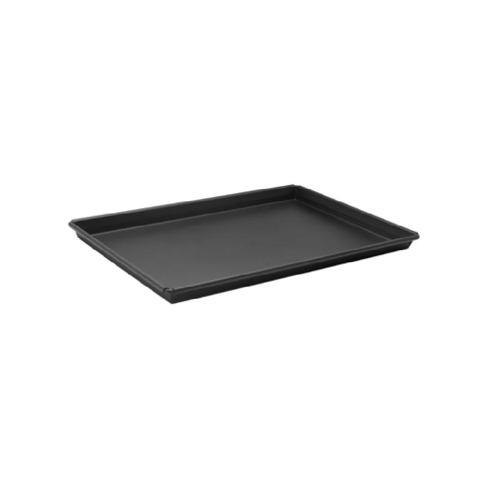 CAC China SPZP-1218 18 Inch Cold-rolled Steel Pizza Pan Sicilian Black CAC China SPZP-1218 18 Inch Cold-rolled Steel Pizza Pan Sicilian Black