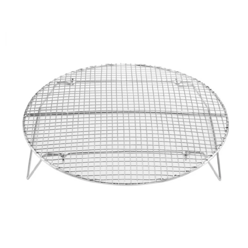 Omcan 46466 12-3/4 Inch Chrome Plated Wire Pan Rack with Open Design