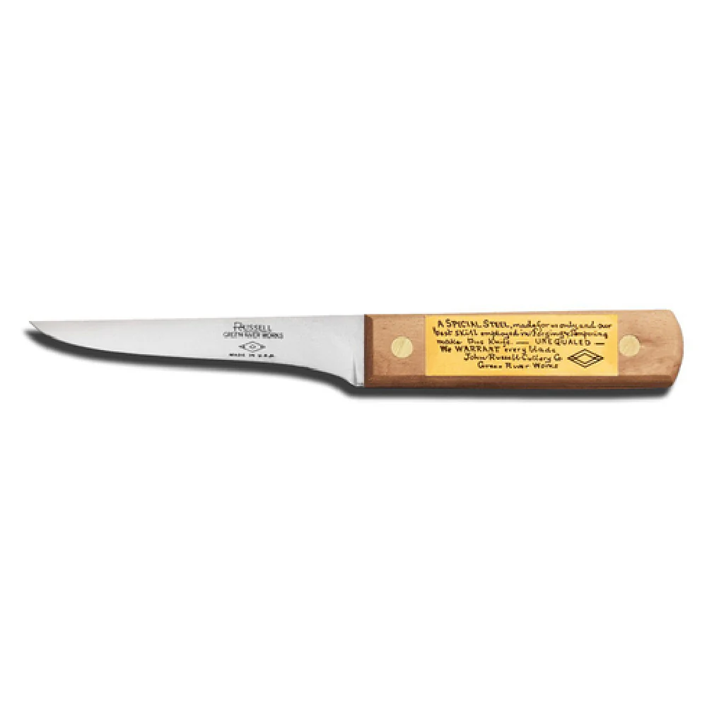 Dexter Russell 2801 6 Inch Stiff Boning Knife High Carbon Steel Beech Handle