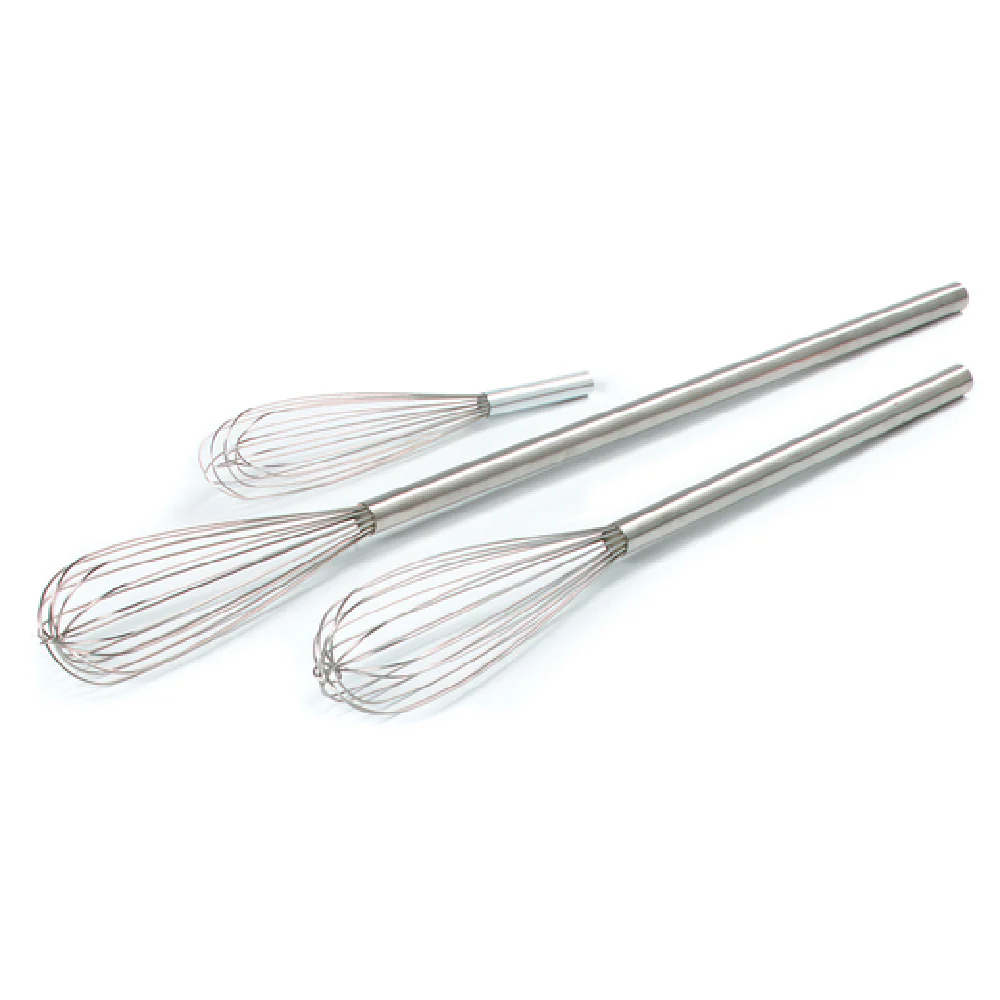 Carlisle 40681 36 Inch Fully-sealed French Whip Rust-free Stainless Steel with Spring Wire Loops Carlisle 40681 36 Inch Fully-sealed French Whip Rust-free Stainless Steel with Spring Wire Loops
