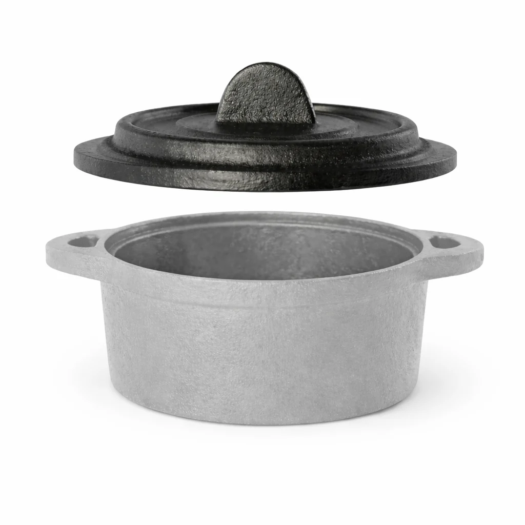Fortessa 2.9.BLKPOT.13L 8 Oz Mini Cassolette Round Lid Only Cast Aluminum Black Fortessa 2.9.BLKPOT.13L 8 Oz Mini Cassolette Round Lid Only Cast Aluminum Black
