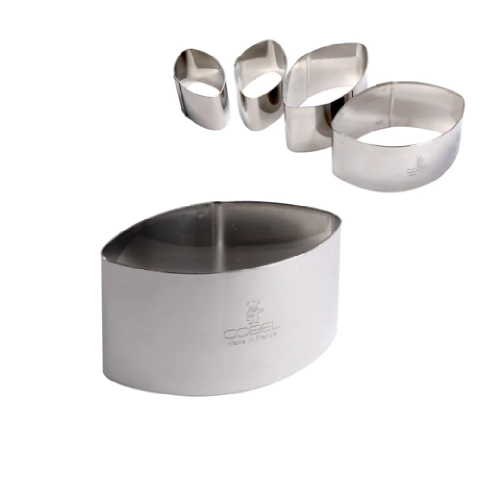 Louis Tellier 884043 2.08 Inch Calisson Pastry Cutter Stainless Steel