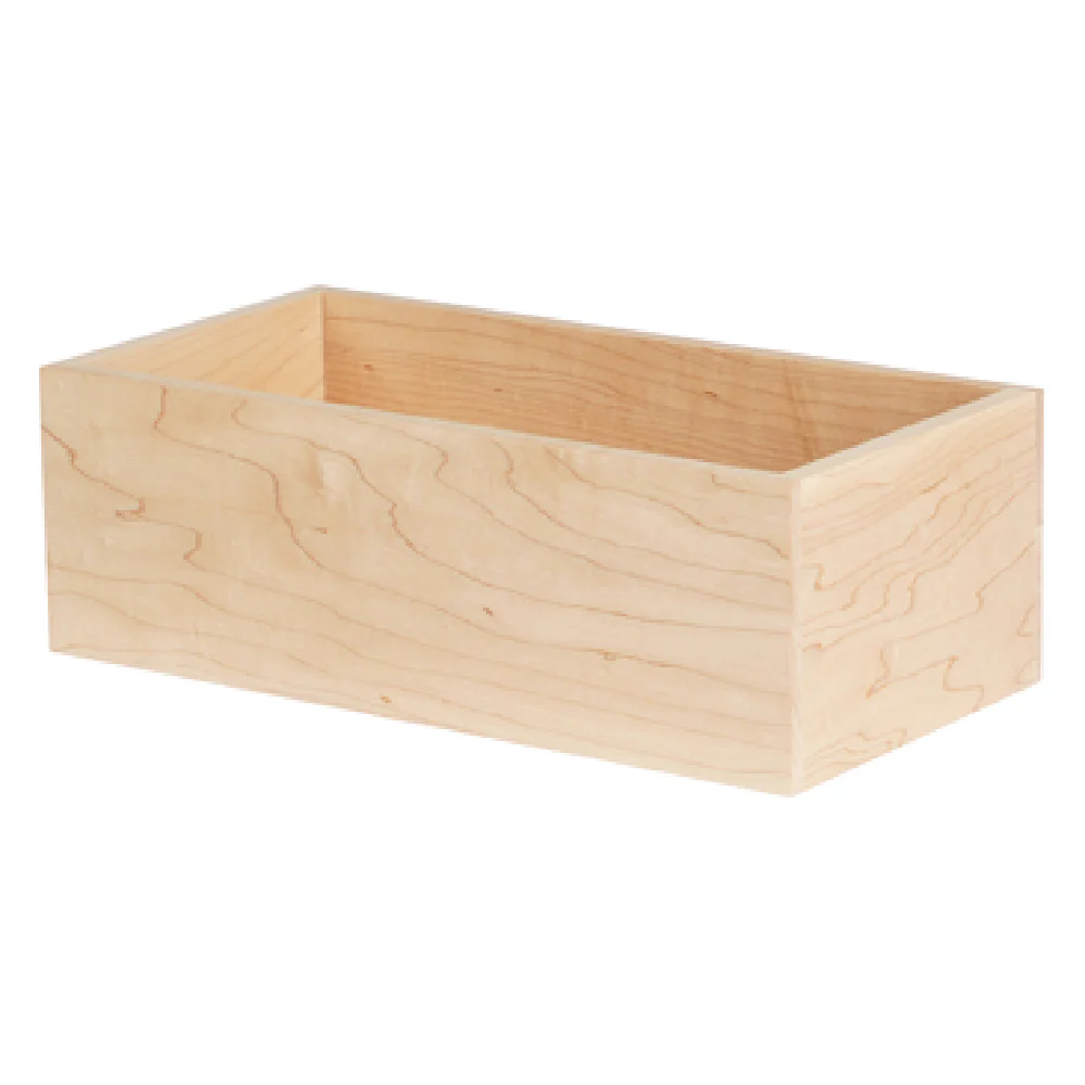 Cal Mil 22315-4-71 6 Inch Blonde Box Maple Wood for Display Rentals Cal Mil 22315-4-71 6 Inch Blonde Box Maple Wood for Display Rentals