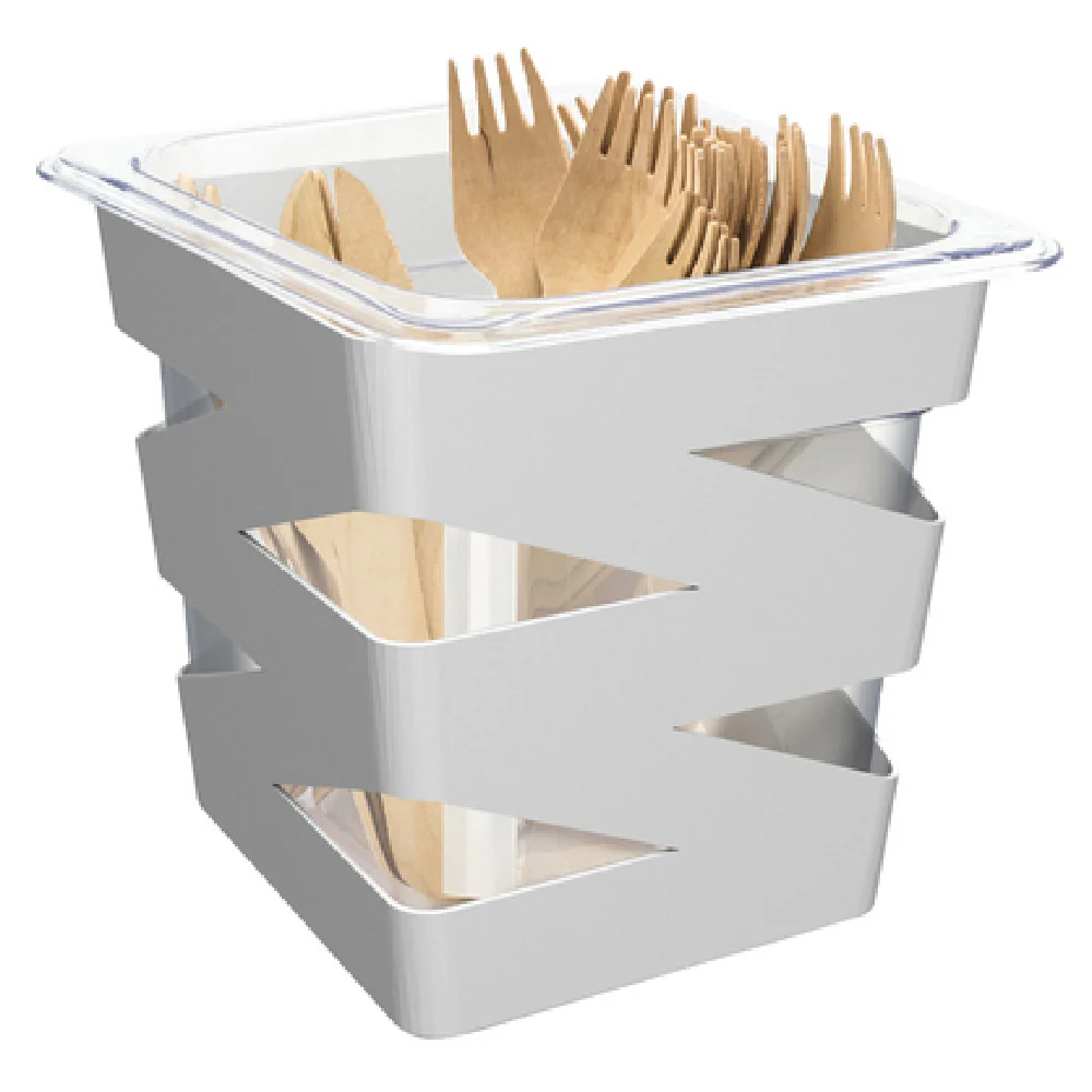 FOH BHO093SII21 1/6 Size Zig Zag Flatware Divider Set Silver Includes One BHO089SII21 1/6 Size Zig Zag Housing Deep Silver FOH BHO093SII21 1/6 Size Zig Zag Flatware Divider Set Silver Includes One BHO089SII21 1/6 Size Zig Zag Housing Deep Silver