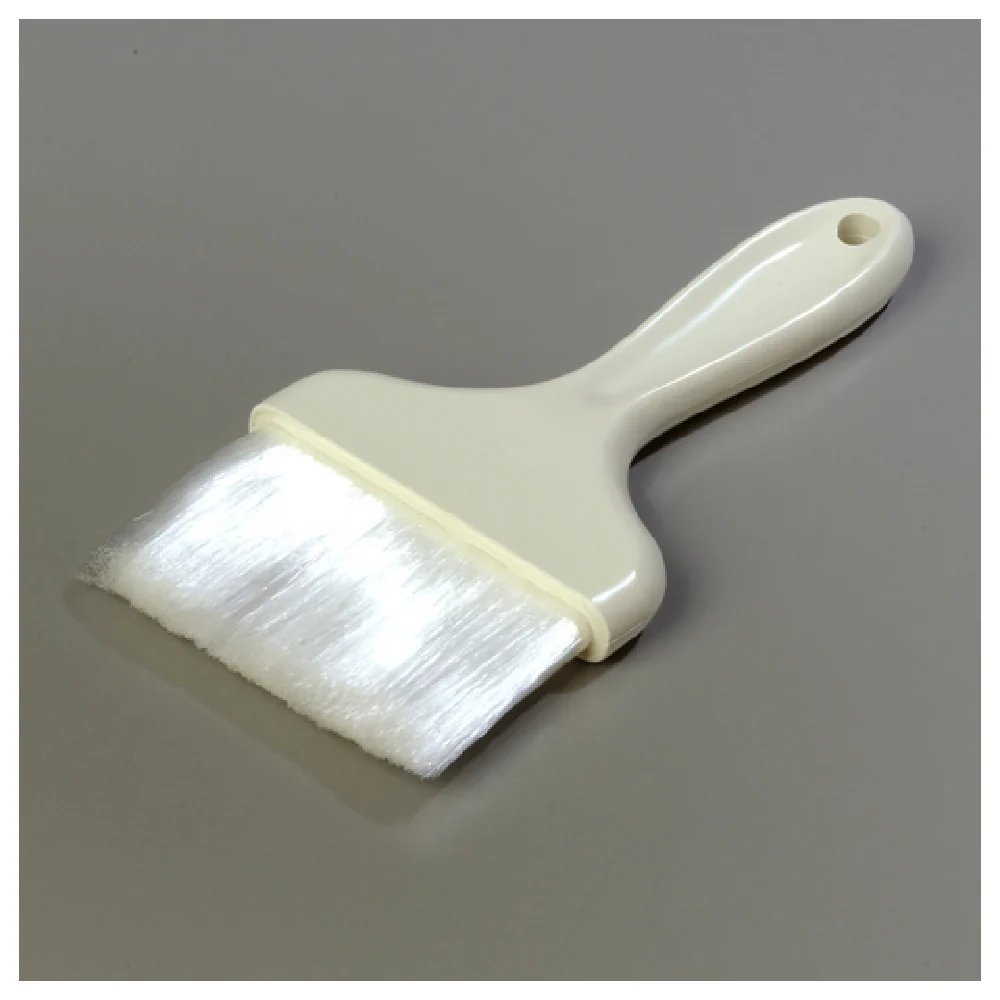 Carlisle 4039302 4 Inch Pastry Brush Nylon in White with Flat Tapered Bristles
