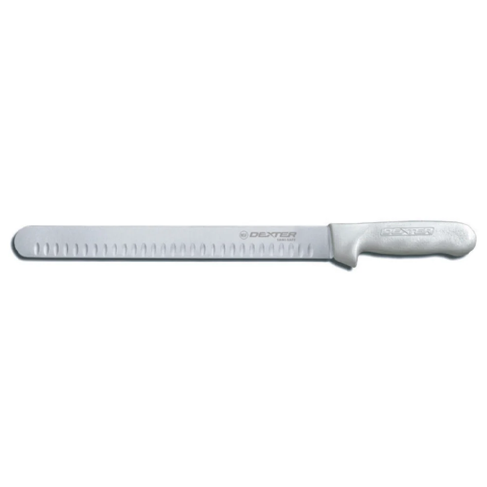 Dexter Russell S140-12GE-PCP 12 Inch Knife High-carbon Steel Textured Handle White
