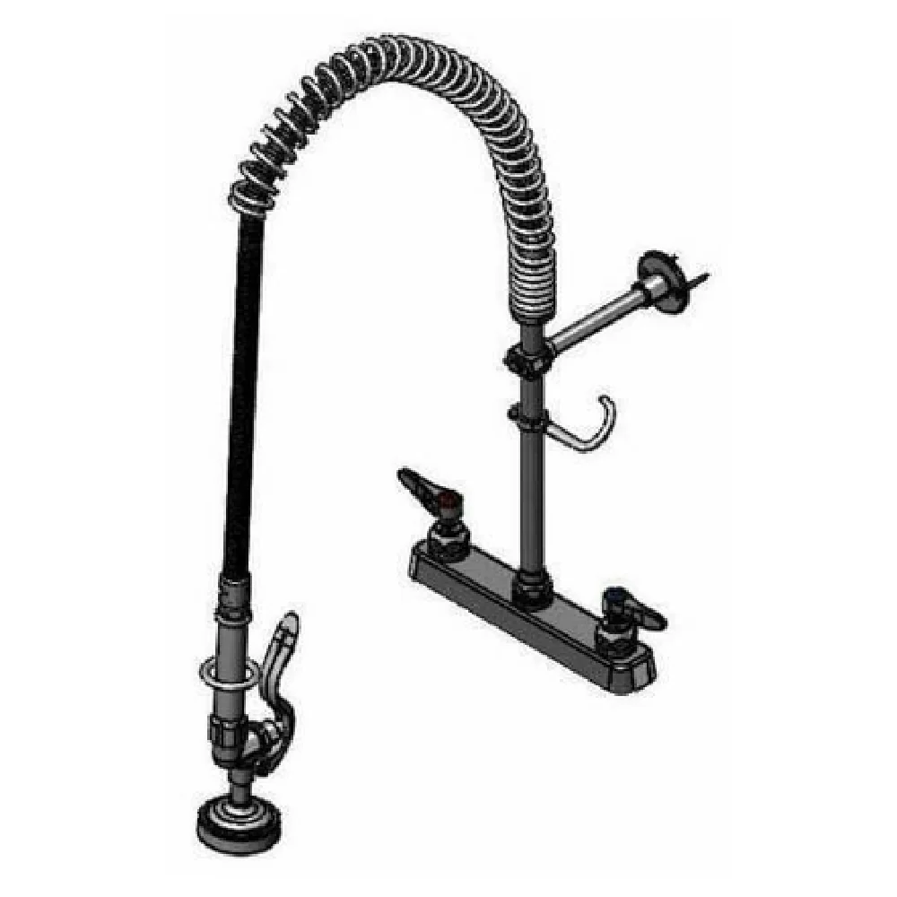 T&S Brass B-5120-B-145X EasyInstall Pre-Rinse Unit Deck Mount 8 T&S Brass B-5120-B-145X EasyInstall Pre-Rinse Unit Deck Mount 8