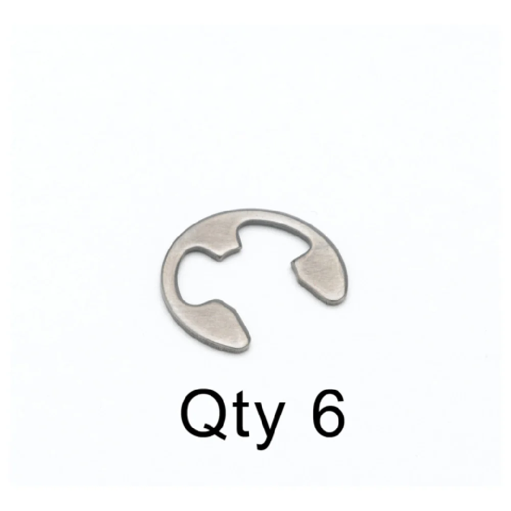 T&S Brass 012512-45M Snap Ring E-Style Pack of 6 for Faucet Assembly