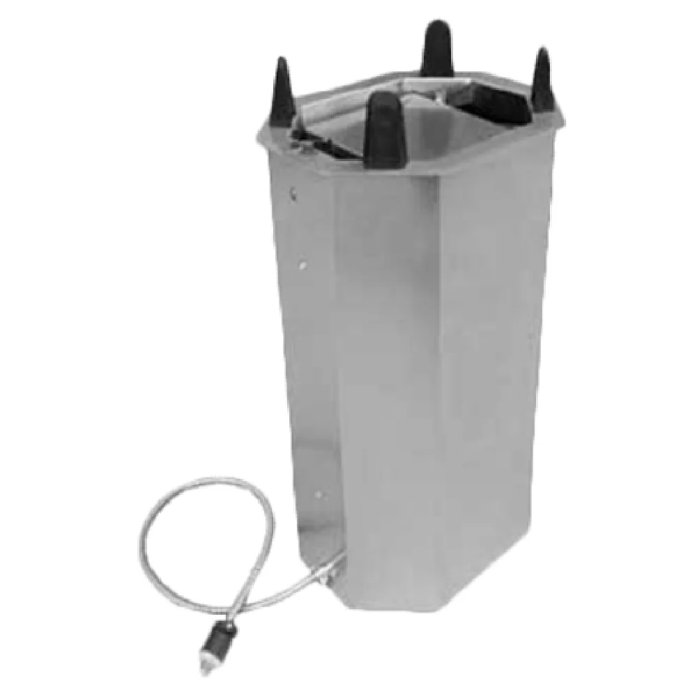 Lakeside V6010_220/60/1 17 Inch Heated Dish Dispenser Drop-In Stainless Steel with Easy-Glide Design