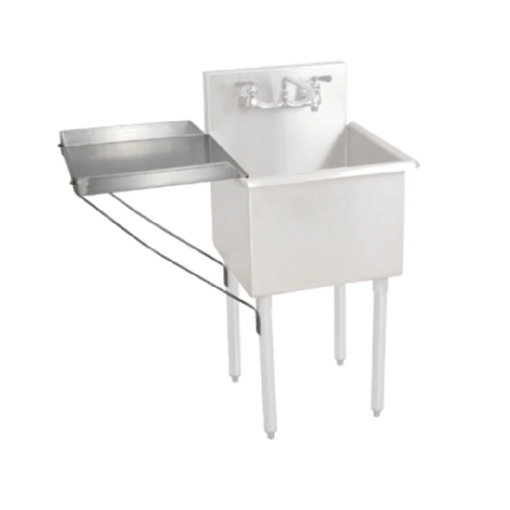 BK Resources BK8BS-DD1821 18 Inch Detachable Drainboard with Brace and Screws