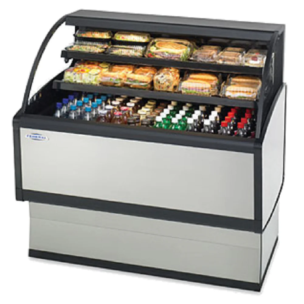 Federal Industries LPRSS6 72 Inch Self-Serve Refrigerated Merchandiser with LED Lighting and Black Interior Federal Industries LPRSS6 72 Inch Self-Serve Refrigerated Merchandiser with LED Lighting and Black Interior