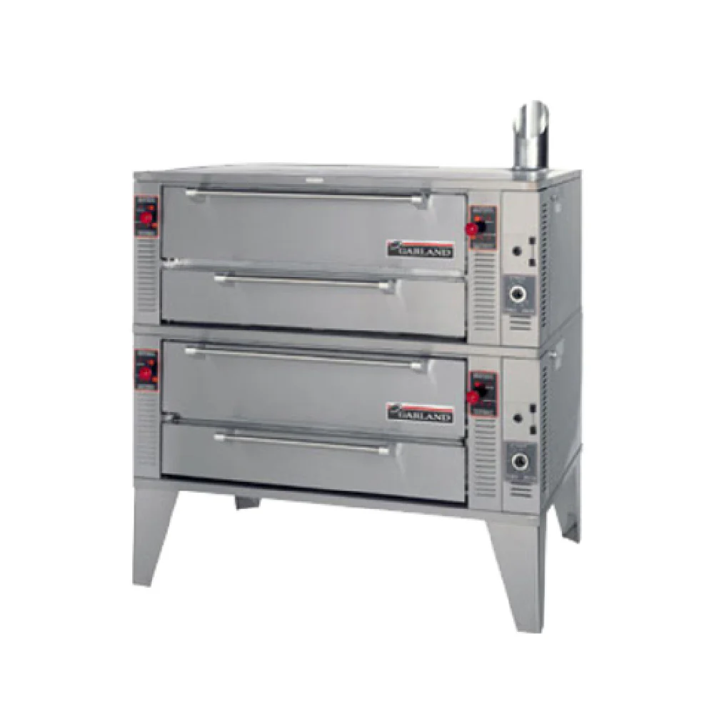 Garland GPD-48-2_NAT 63 Inch Pizza Oven Deck-type Gas Double with 192000 BTU