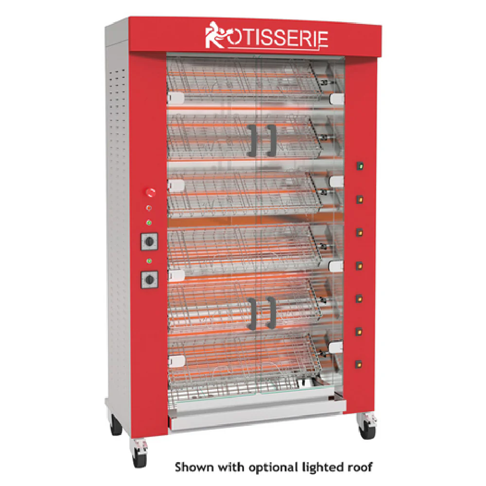 Rotisol FBS1160-6E-SSP 45 Inch Electric FlamBoyant Rotisserie Oven Rotisol FBS1160-6E-SSP 45 Inch Electric FlamBoyant Rotisserie Oven