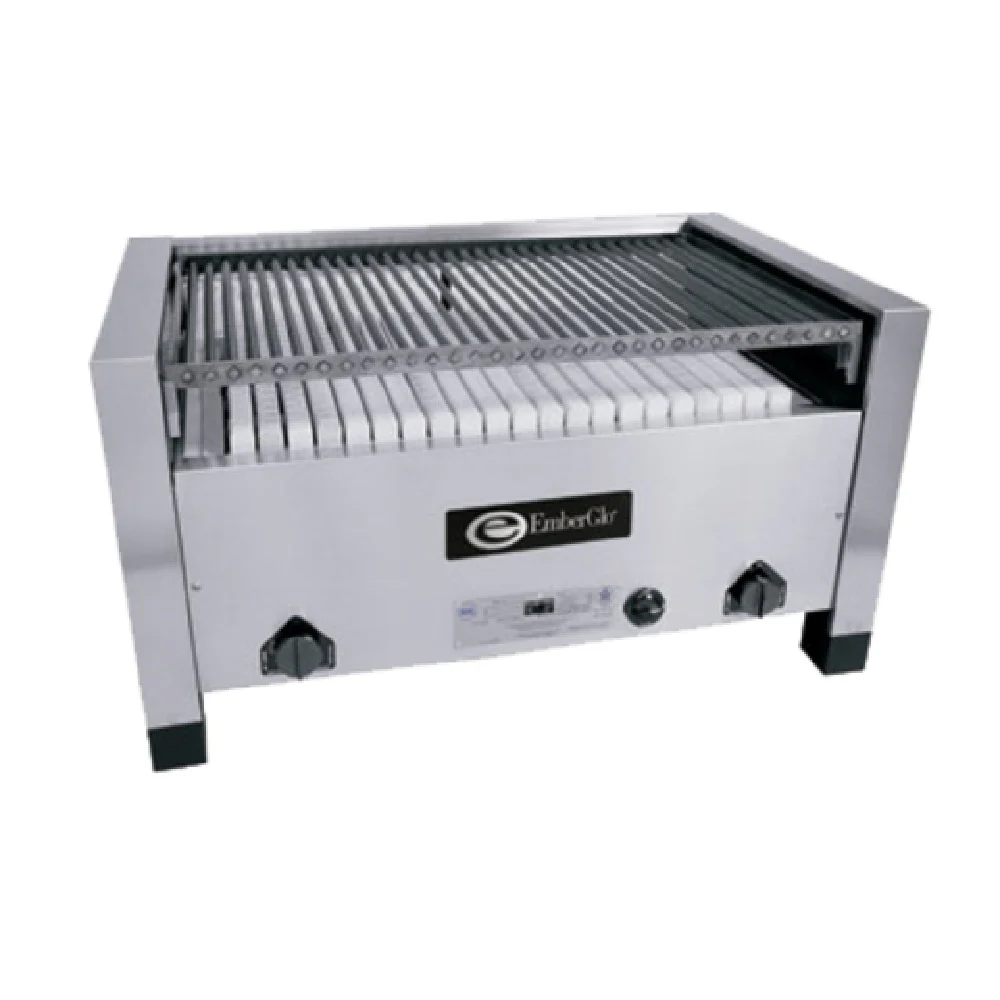EmberGlo 31C-NAT 36 Inch Gas Charbroiler with Seafood Veggie Grate 68000 BTU