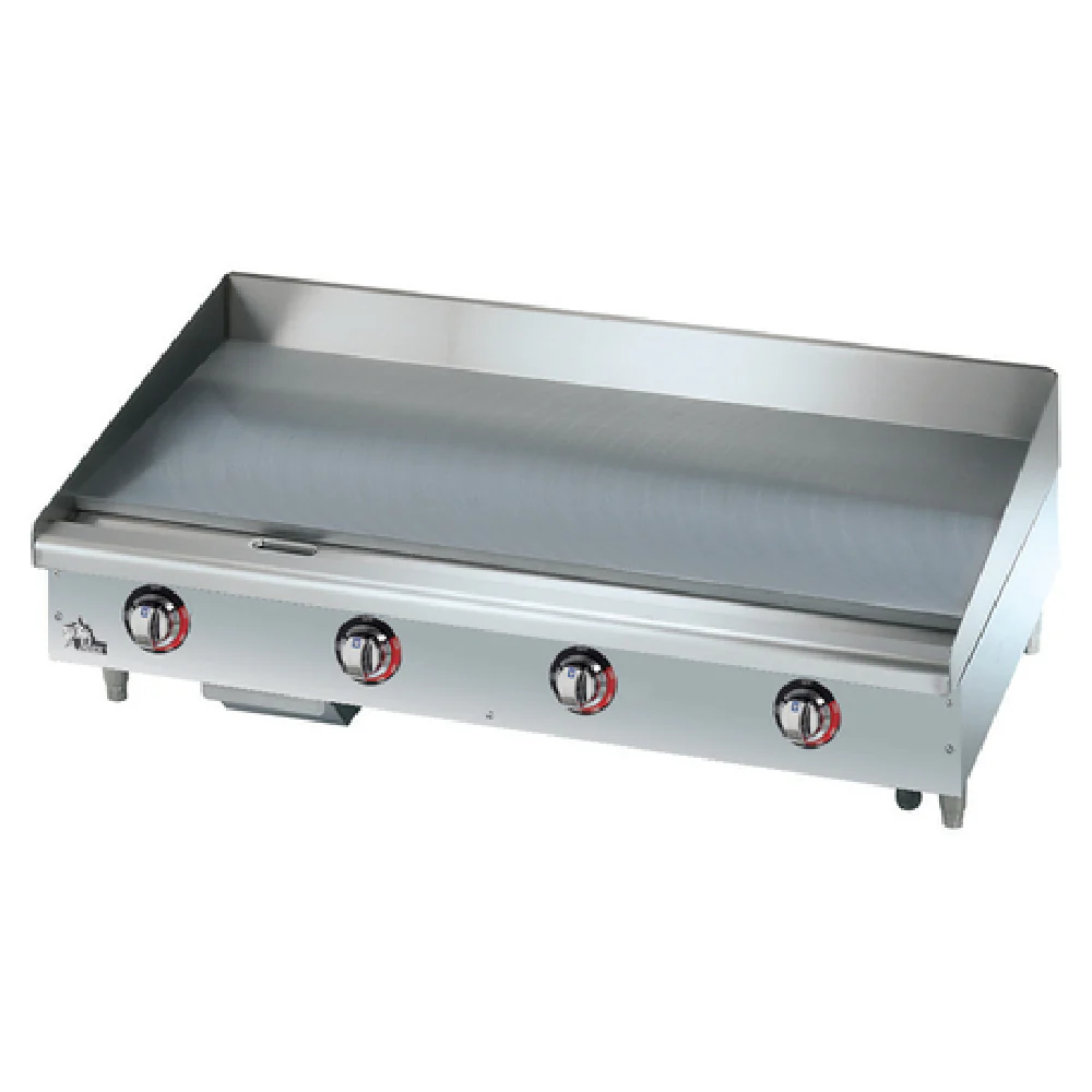 Star 548TGF_208-240/60/3 48 Inch Electric Griddle with polished steel plate