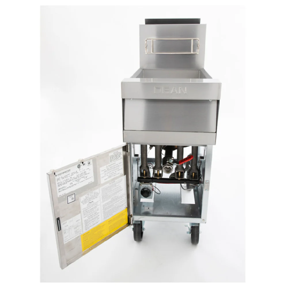 Frymaster 1PRG50T-SPV 15 Inch Gas Floor Model Fryer with Twin Baskets 120000 BTU Frymaster 1PRG50T-SPV 15 Inch Gas Floor Model Fryer with Twin Baskets 120000 BTU