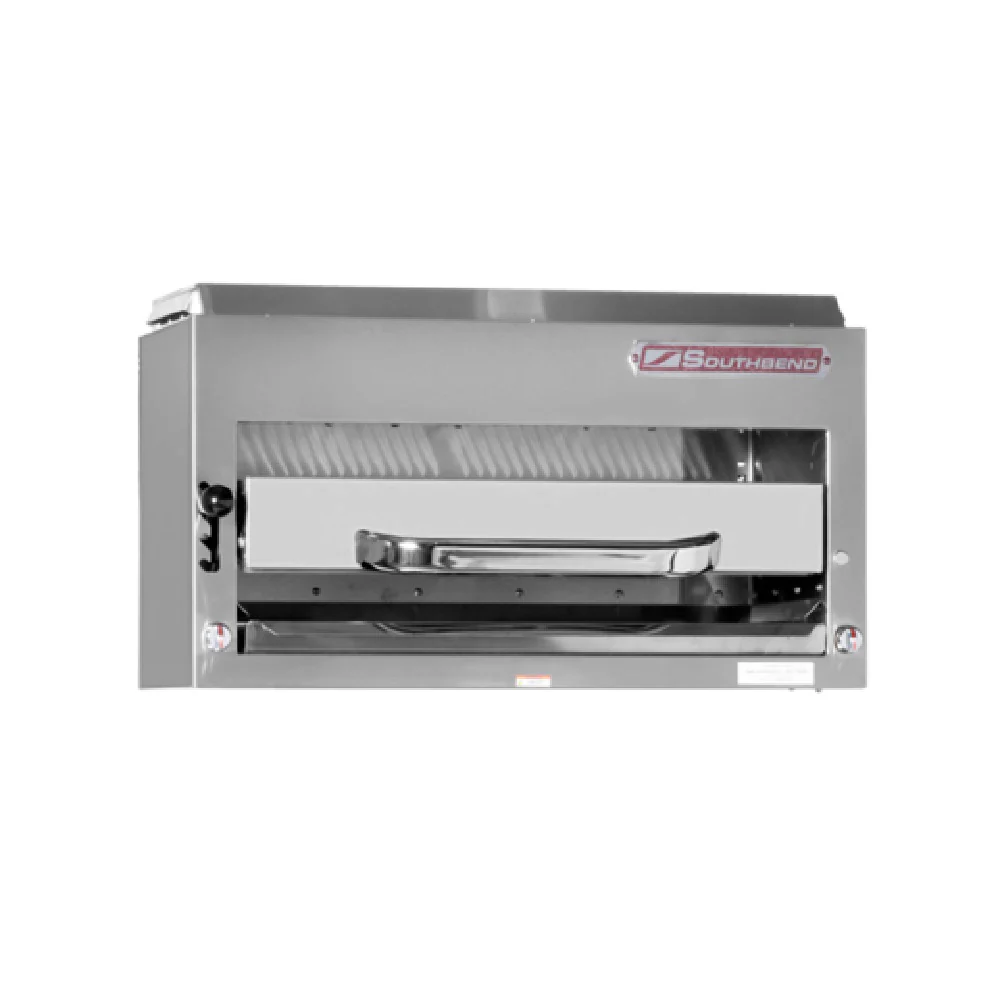 Southbend P36-NFR_LP 36 Inch Gas Salamander Broiler 4 Burner 40000 BTU with Chrome Rack