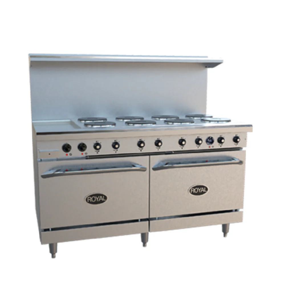 Royal Range Of California RRE-8GT12-CC_208/60/3 Restaurant Range Electric 60